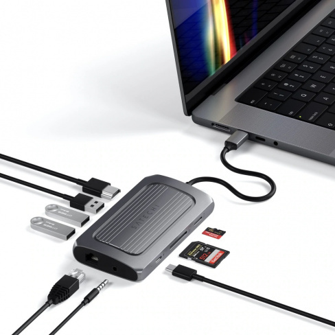 Satechi - USB4 Multiport Adapter with 8K HDMI (space grey)