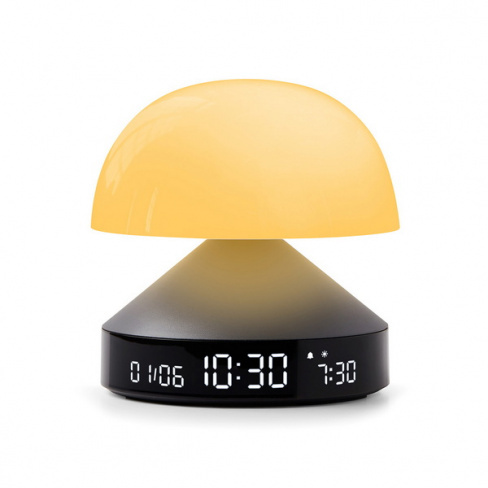 Lexon - Candeeiro/despertador Mina Sunrise (gun metal)