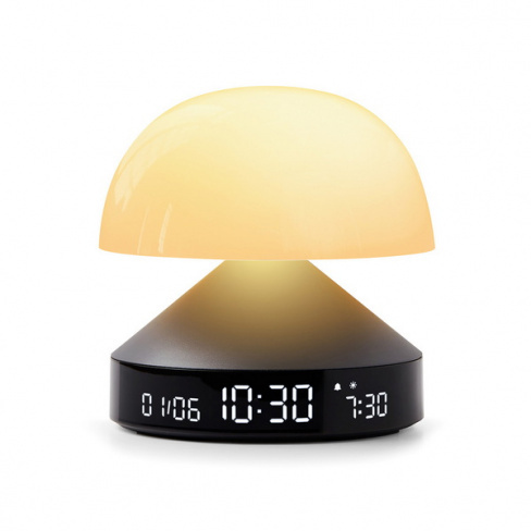 Lexon - Candeeiro/despertador Mina Sunrise (gun metal)