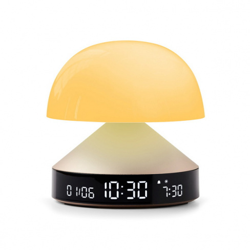 Lexon - Candeeiro/despertador Mina Sunrise (gold)