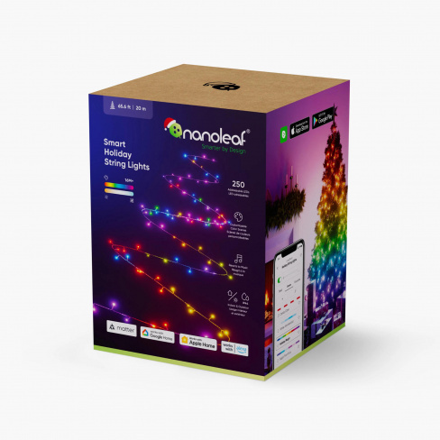 Nanoleaf - 1D Holiday String Lights Outdoor 20m