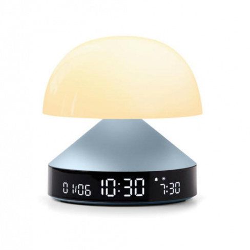 Lexon - Candeeiro/despertador Mina Sunrise (light blue)
