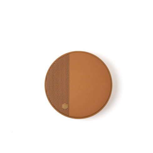 Lexon - Carregador Qi + Coluna Som Oslo Energy+ (camel)