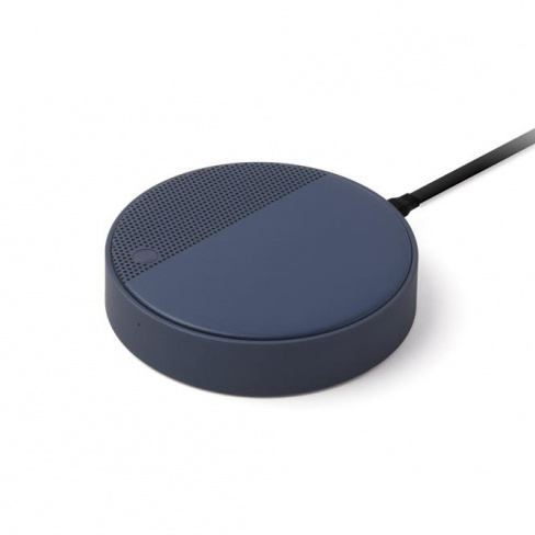 Lexon - Carregador Qi + Coluna Som Oslo Energy+ (dark blue)