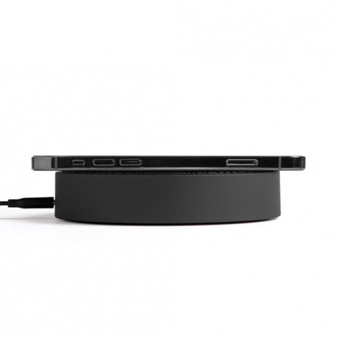 Lexon - Carregador Qi + Coluna Som Oslo Energy+ (black)