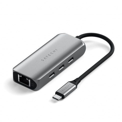 Satechi - 4-in-1 USB-C Hub with Ethernet