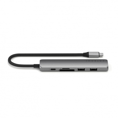 Satechi - USB-C Slim Multiport Adapter 6in1 (space grey)