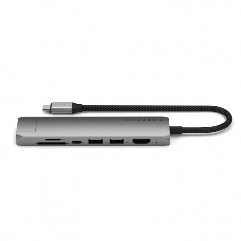Satechi - USB-C Slim Multiport Adapter 7in1 (space grey)