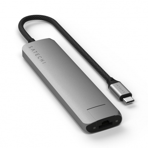 Satechi - USB-C Slim Multiport Adapter 7in1 (space grey)