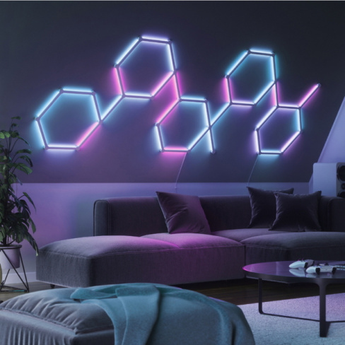 Nanoleaf - Lines 60° Hex Expansion Pack (3 panels)