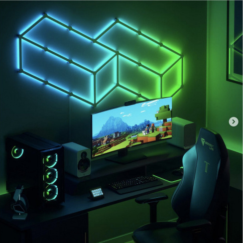 Nanoleaf - Lines 60° Hex  (starter+9 panels)