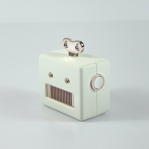 qushini - Bluetooth Robot Speaker (white)