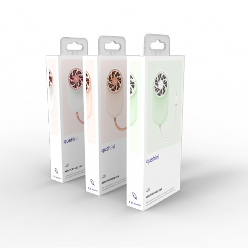 qushini - Mini Portable Fan (pink)