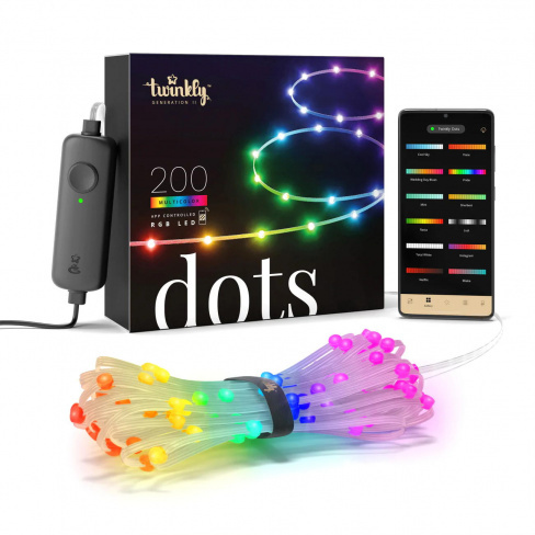 twinkly - Dots (200 LEDs, 10m, transparent)