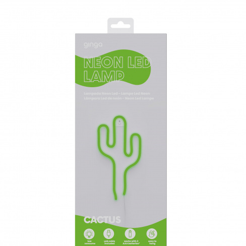 Ginga - Neon LED Lamp Cactus