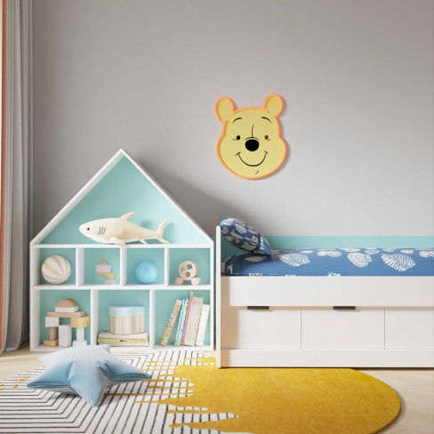 Yellowpop - Disney Printed Face Winnie The Pooh