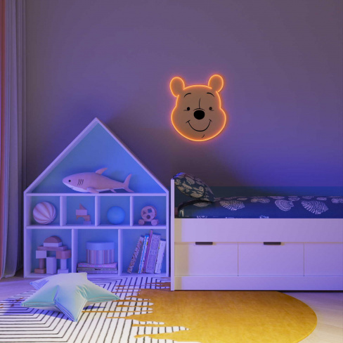 Yellowpop - Disney Printed Face Winnie The Pooh