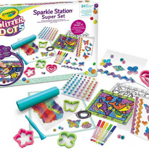 Crayola - Laboratório Glitter Dots Super Set & Luxe