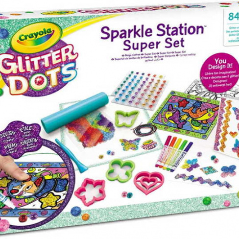 Crayola - Laboratório Glitter Dots Super Set & Luxe