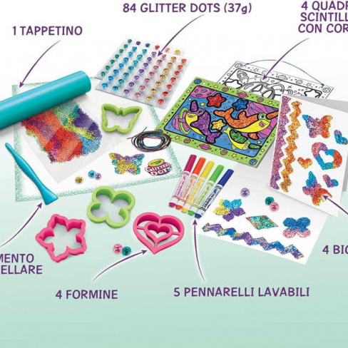 Crayola - Laboratório Glitter Dots Super Set & Luxe