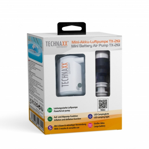 Technaxx - Mini Battery Air Pump TX-261