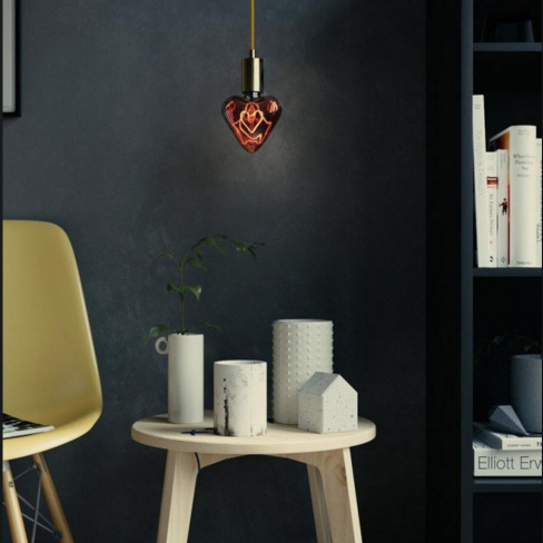 LEDbyLED - Lâmpada LED Vintage Heart (red)