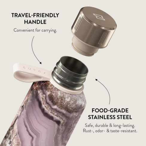 Burga - Water Bottle 500ml (golden taupe)