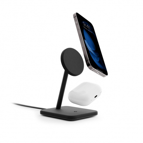 twelve south - HiRise 2 Deluxe 2in1 Qi2 charger (black)