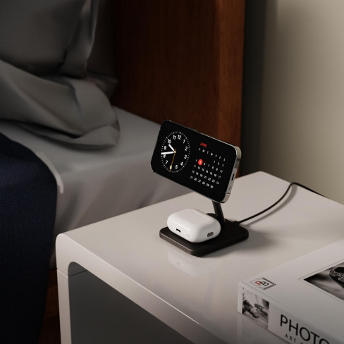 twelve south - HiRise 2 Deluxe 2in1 Qi2 charger (black)