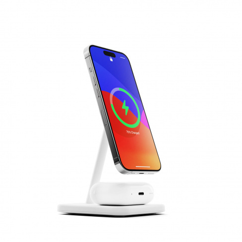 twelve south - HiRise 2 Deluxe 2in1 Qi2 charger (white)