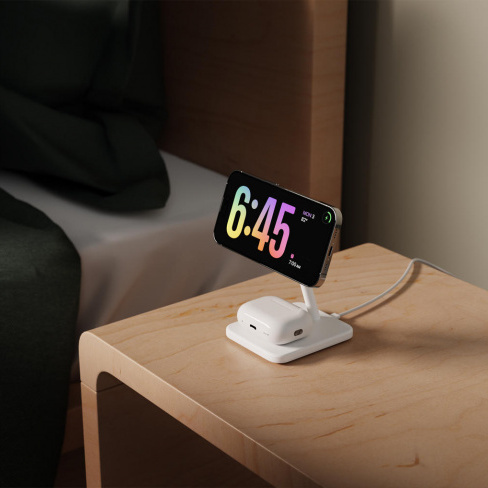 twelve south - HiRise 2 Deluxe 2in1 Qi2 charger (white)