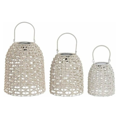 Conjunto de Lanterna ITEM Ratan Sintético LED (3 Set Solar) 