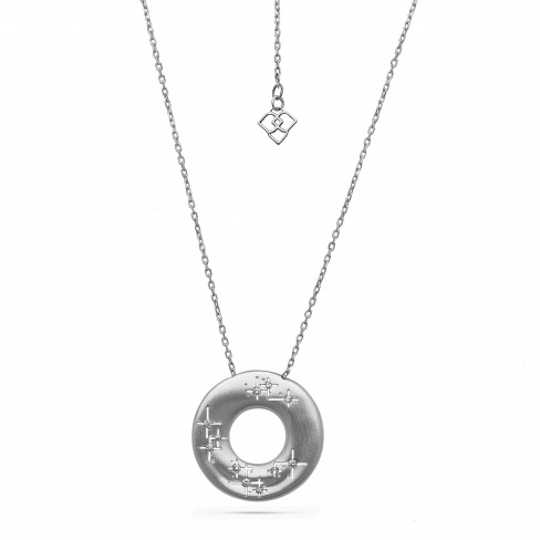 Colar MATER Coleção PYXIS Ouro Branco e Diamantes