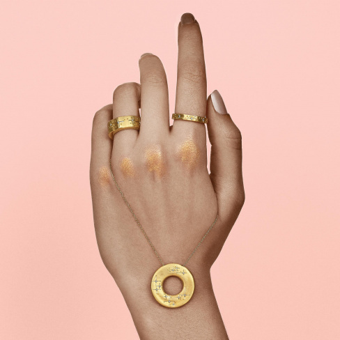 Colar MATER Coleção PYXIS Ouro Amarelo e Diamantes