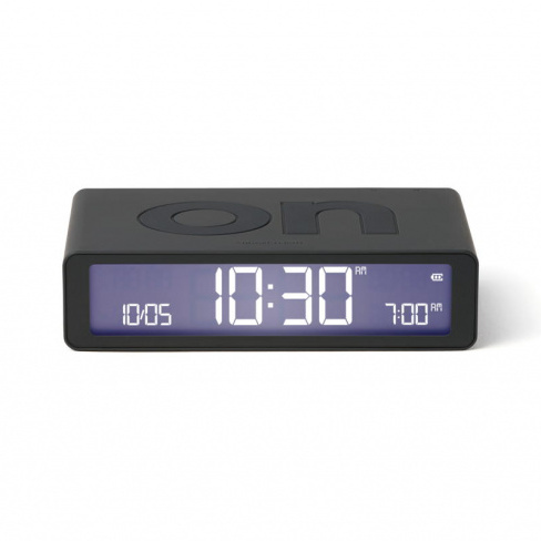 Lexon - Despertador FLIP Classic (dark grey)