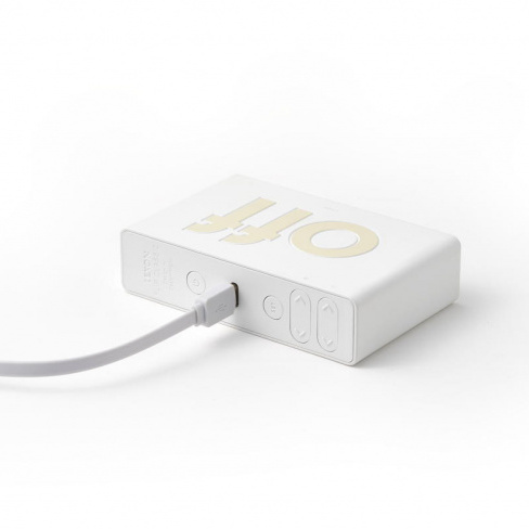 Lexon - Despertador FLIP Classic (white)