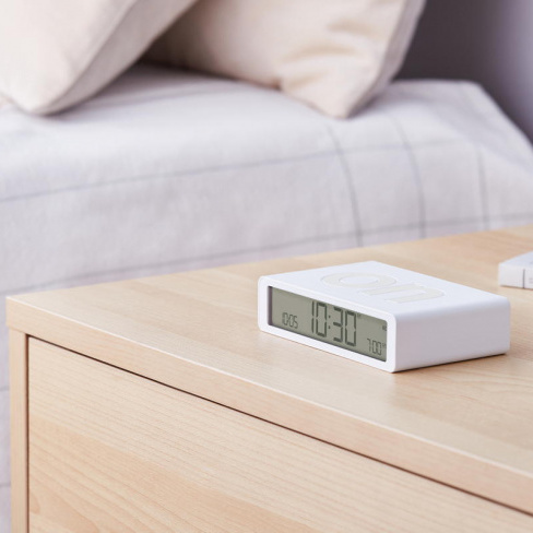 Lexon - Despertador FLIP Classic (white)
