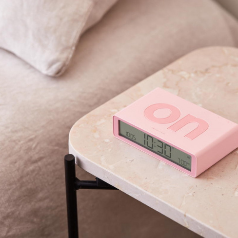 Lexon - Despertador FLIP Classic (pink)