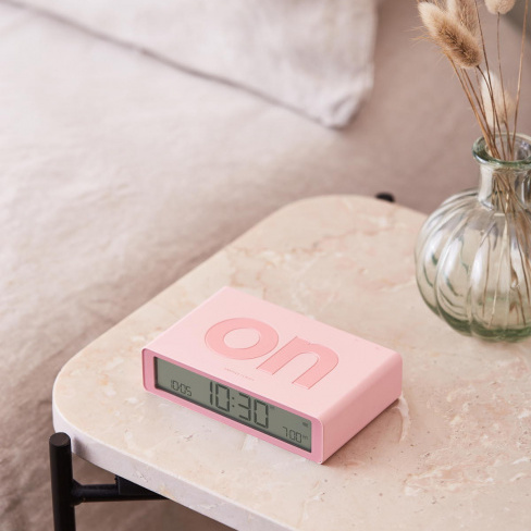 Lexon - Despertador FLIP Classic (pink)
