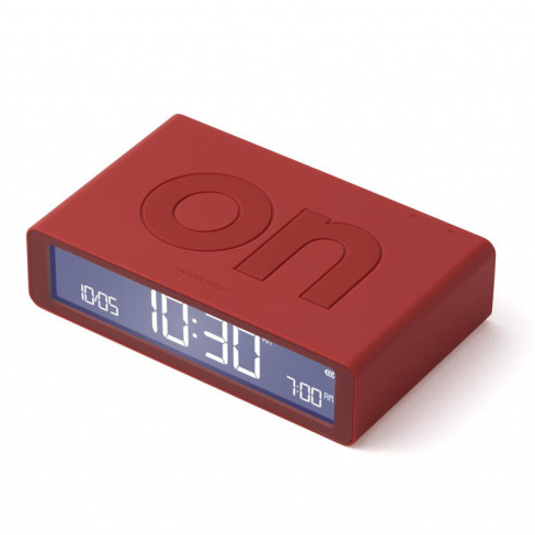 Lexon - Despertador FLIP Classic (red)