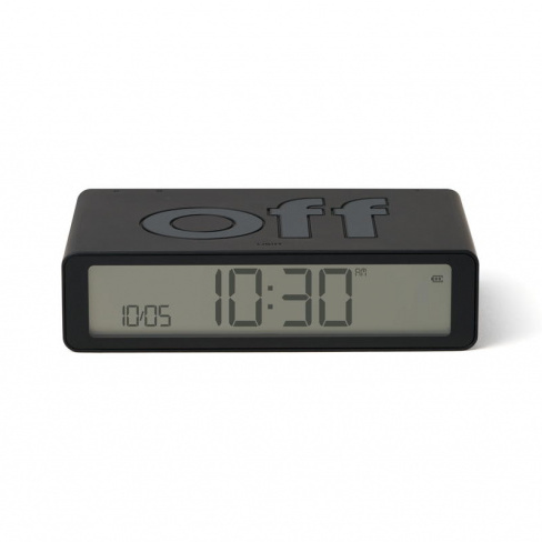 Lexon - Despertador FLIP Classic (black)