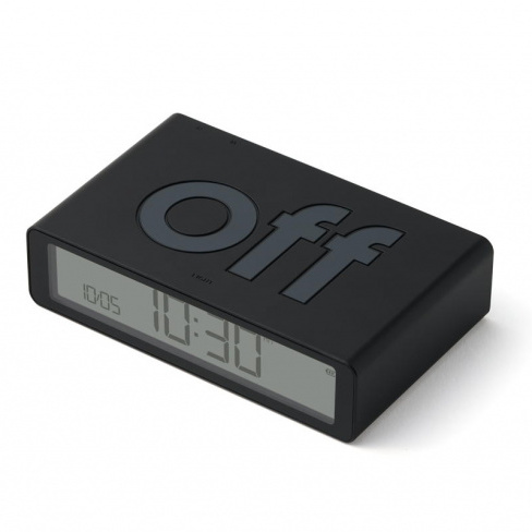 Lexon - Despertador FLIP Classic (black)