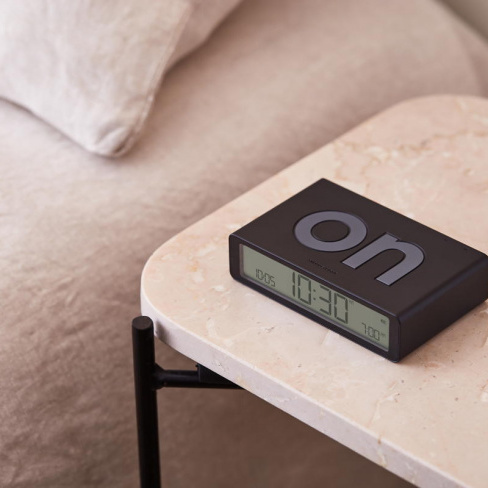 Lexon - Despertador FLIP Classic (black)