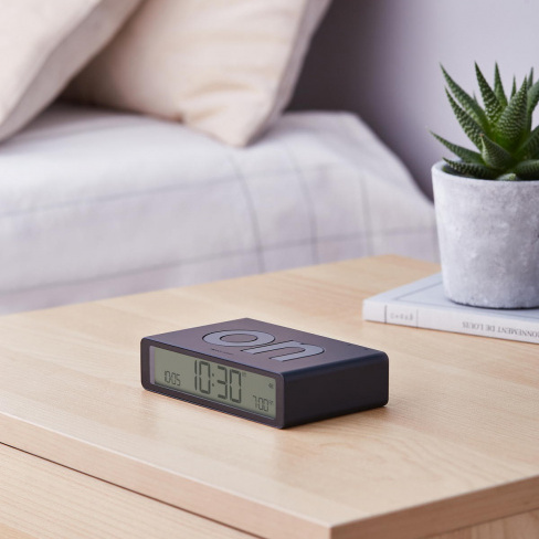 Lexon - Despertador FLIP Classic (black)