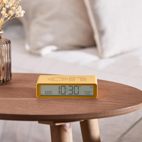 Lexon - Despertador FLIP Classic (yellow)