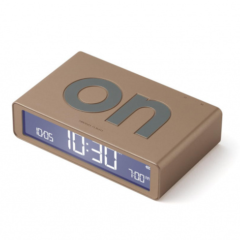 Lexon - Despertador FLIP Classic (soft gold)