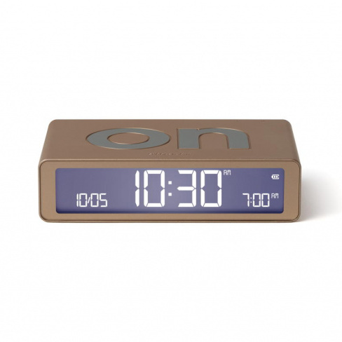 Lexon - Despertador FLIP Classic (soft gold)