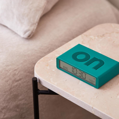 Lexon - Despertador FLIP Classic (green)