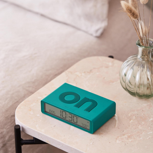 Lexon - Despertador FLIP Classic (green)