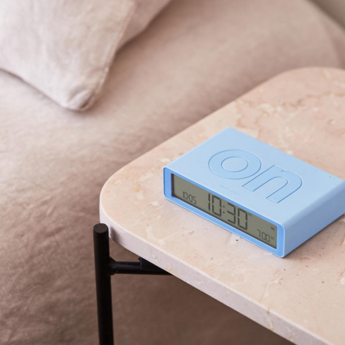 Lexon - Despertador FLIP Classic (light blue)